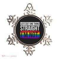 Lets Get One Thing Straight Im Not Lgbt Funny Gift Ornament thumb 0