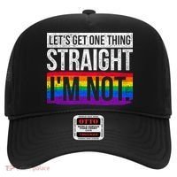 Lets Get One Thing Straight Im Not Lgbt Funny Gift Hat thumb 0