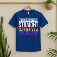 Lets Get One Thing Straight Im Not Lgbt Funny Gift T-Shirt thumb 2