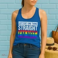 Lets Get One Thing Straight Im Not Lgbt Funny Gift Women's Tank Top thumb 2