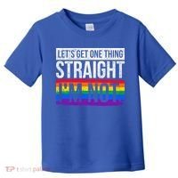 Lets Get One Thing Straight Im Not Lgbt Funny Gift Toddler T-Shirt thumb 0