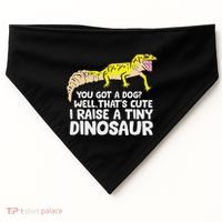 Leopard Gecko Owner I Raise A Tiny Leopard Gecko USA-Made Doggie Bandana thumb 0