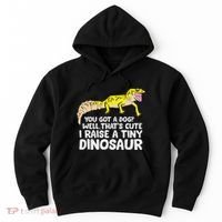 Leopard Gecko Owner I Raise A Tiny Leopard Gecko Hoodie thumb 0