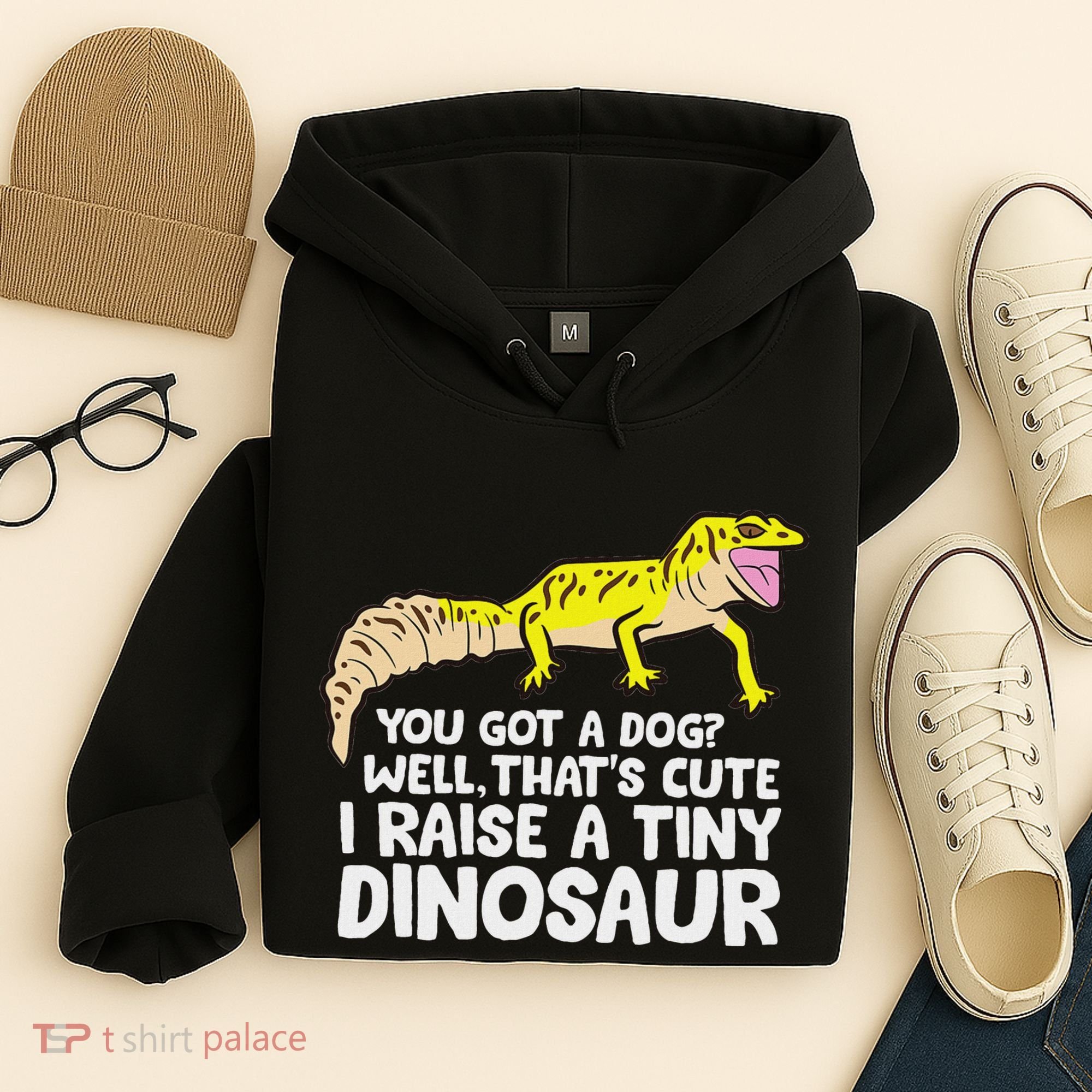 Leopard Gecko Owner I Raise A Tiny Leopard Gecko Hoodie