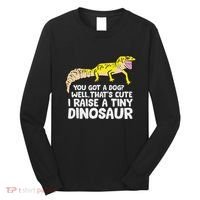Leopard Gecko Owner I Raise A Tiny Leopard Gecko Long Sleeve Shirt thumb 0