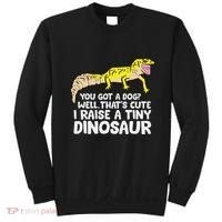 Leopard Gecko Owner I Raise A Tiny Leopard Gecko Sweatshirt thumb 0