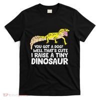 Leopard Gecko Owner I Raise A Tiny Leopard Gecko T-Shirt thumb 0