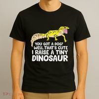 Leopard Gecko Owner I Raise A Tiny Leopard Gecko T-Shirt thumb 3