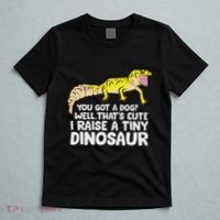 Leopard Gecko Owner I Raise A Tiny Leopard Gecko T-Shirt thumb 5