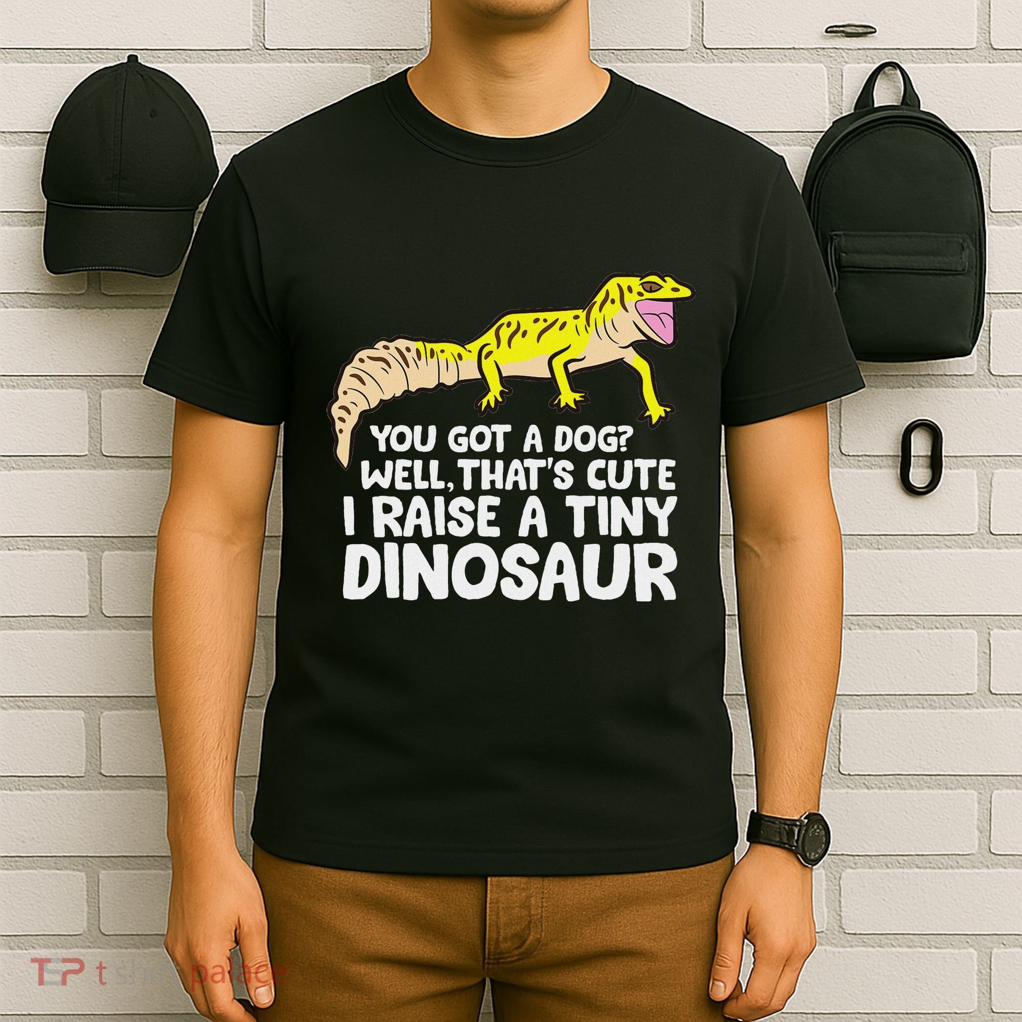 Leopard Gecko Owner I Raise A Tiny Leopard Gecko T-Shirt