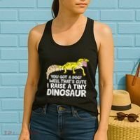 Leopard Gecko Owner I Raise A Tiny Leopard Gecko Women's Tank Top thumb 2