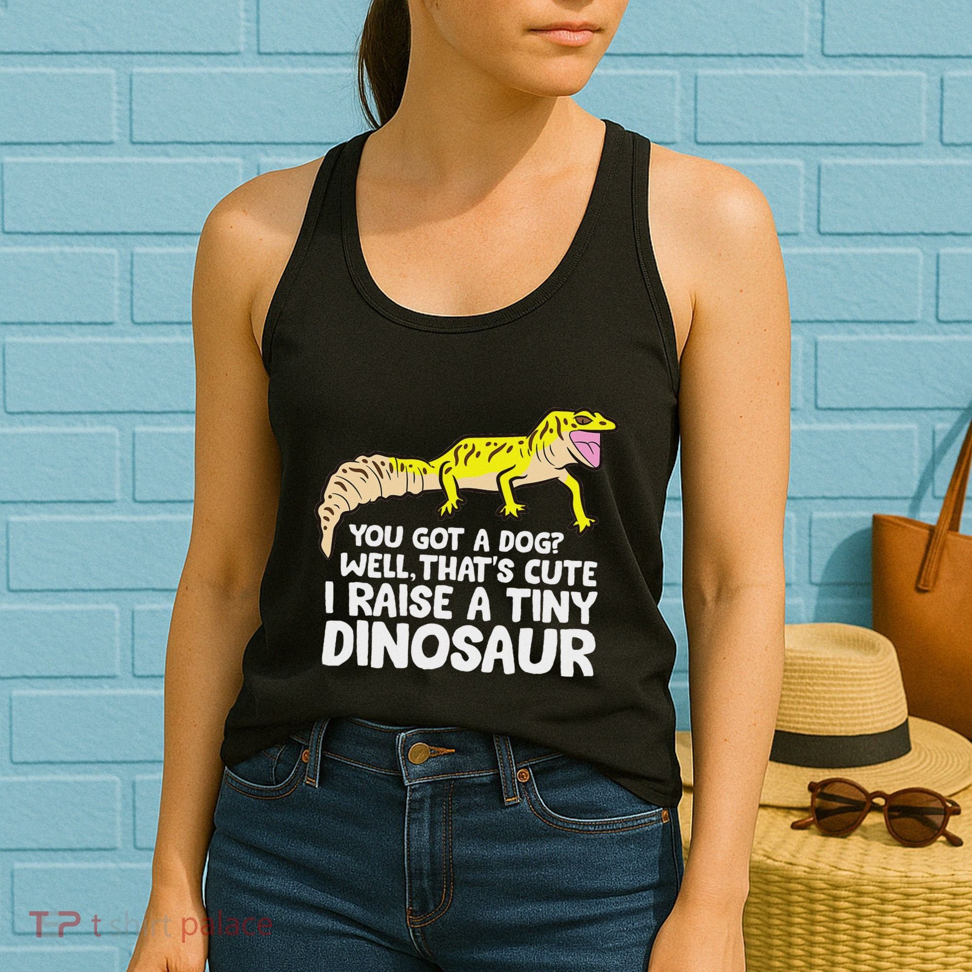 Leopard Gecko Owner I Raise A Tiny Leopard Gecko Women's Tank Top