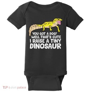 Leopard Gecko Owner I Raise A Tiny Leopard Gecko Baby Bodysuit