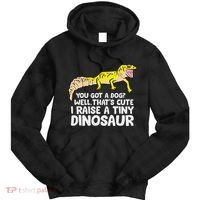 Leopard Gecko Owner I Raise A Tiny Leopard Gecko Tie Dye Hoodie thumb 0