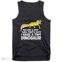 Leopard Gecko Owner I Raise A Tiny Leopard Gecko Tank Top thumb 0