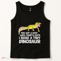 Leopard Gecko Owner I Raise A Tiny Leopard Gecko Tank Top thumb 2