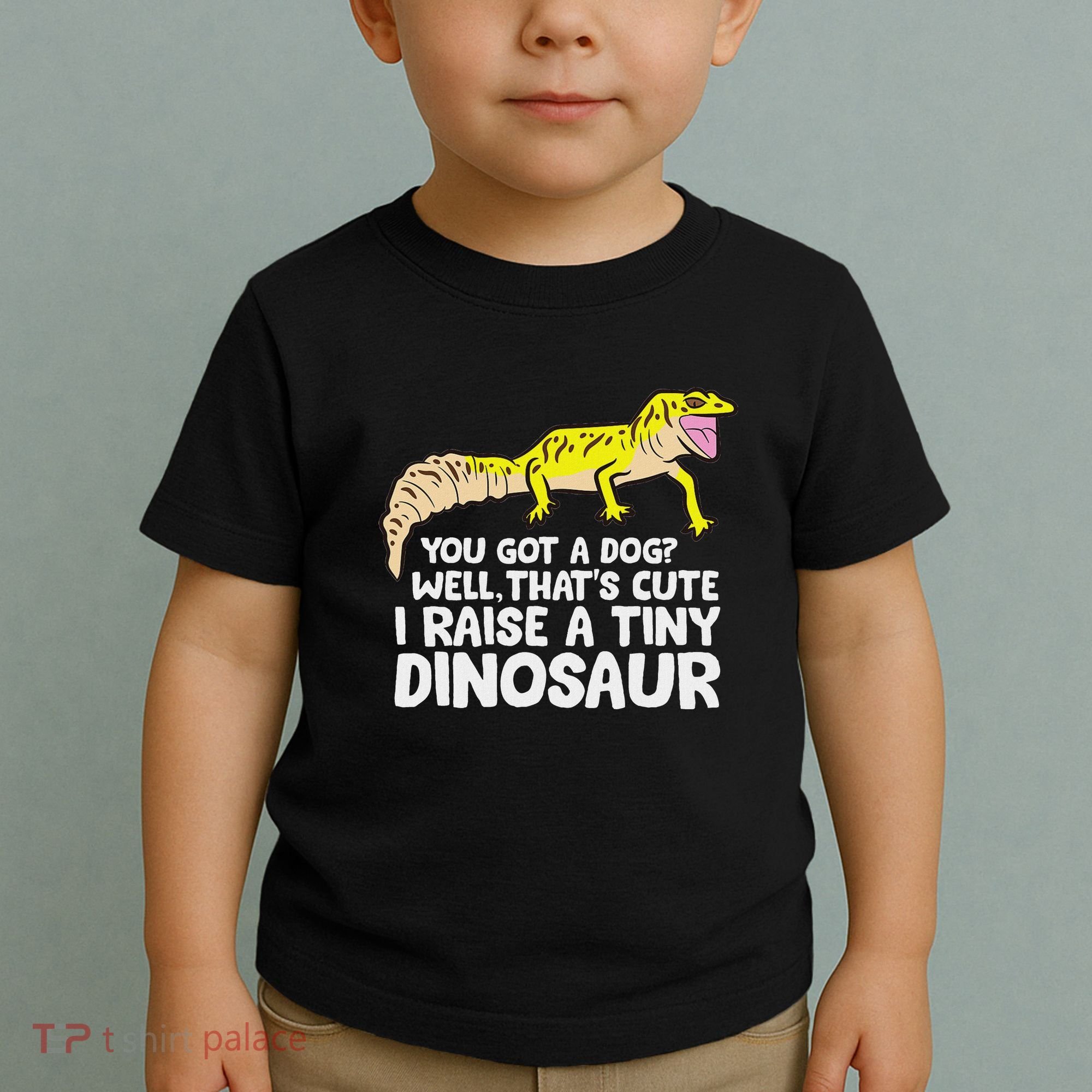 Leopard Gecko Owner I Raise A Tiny Leopard Gecko Toddler T-Shirt