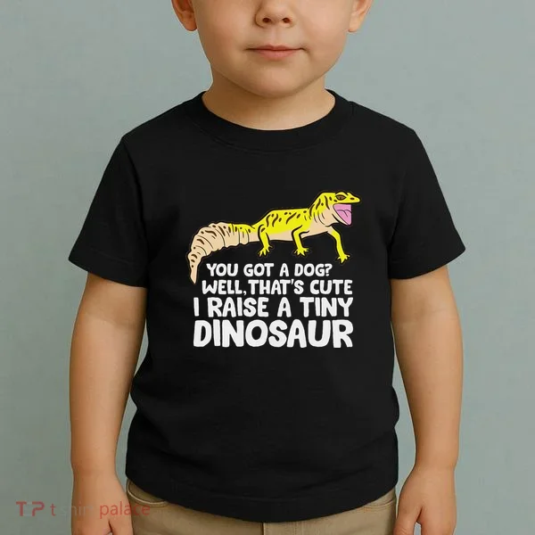 Leopard Gecko Owner I Raise A Tiny Leopard Gecko Toddler T-Shirt