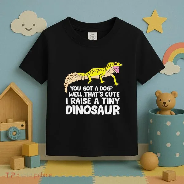 Leopard Gecko Owner I Raise A Tiny Leopard Gecko Toddler T-Shirt