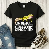 Leopard Gecko Owner I Raise A Tiny Leopard Gecko Women's T-Shirt thumb 3