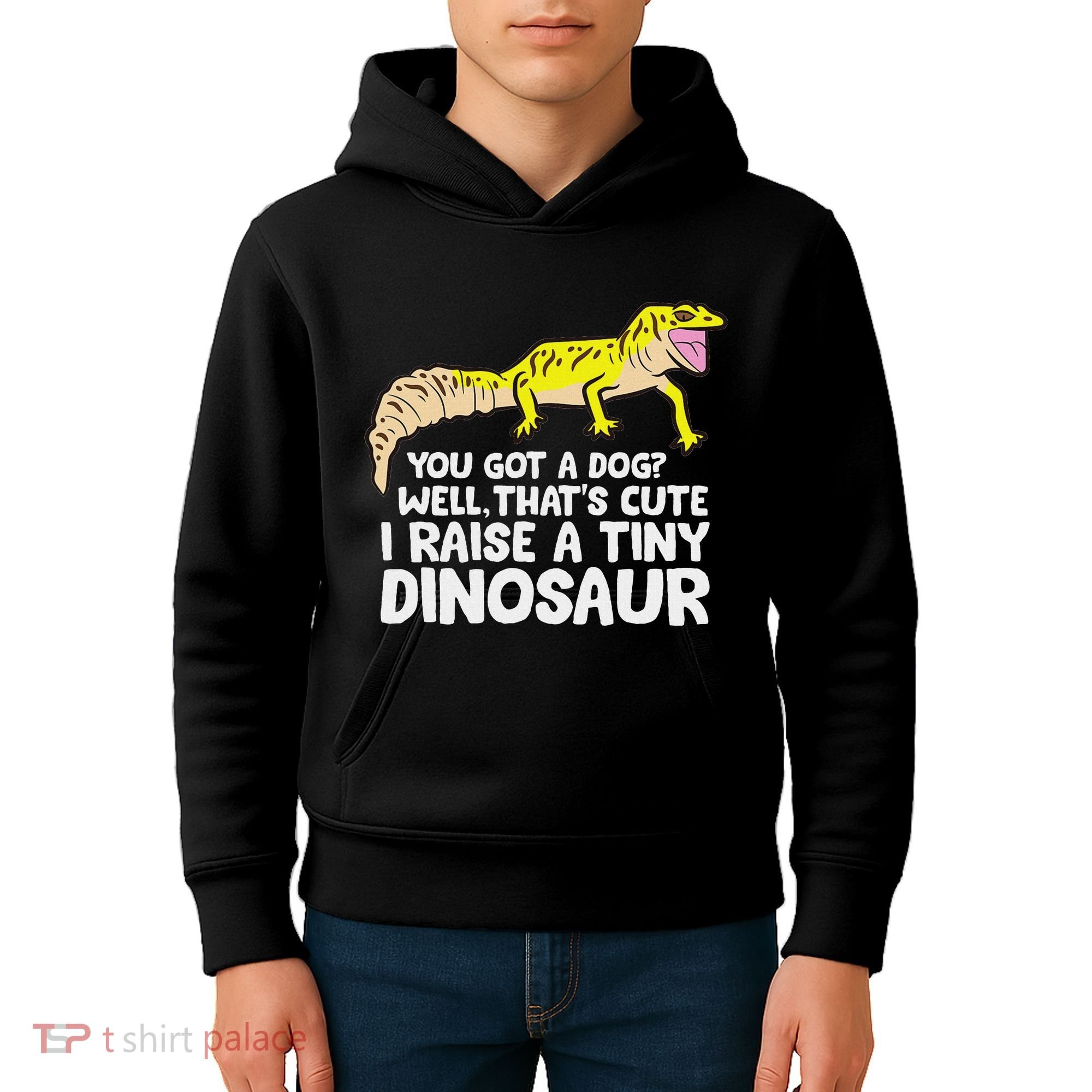Leopard Gecko Owner I Raise A Tiny Leopard Gecko Kids Hoodie