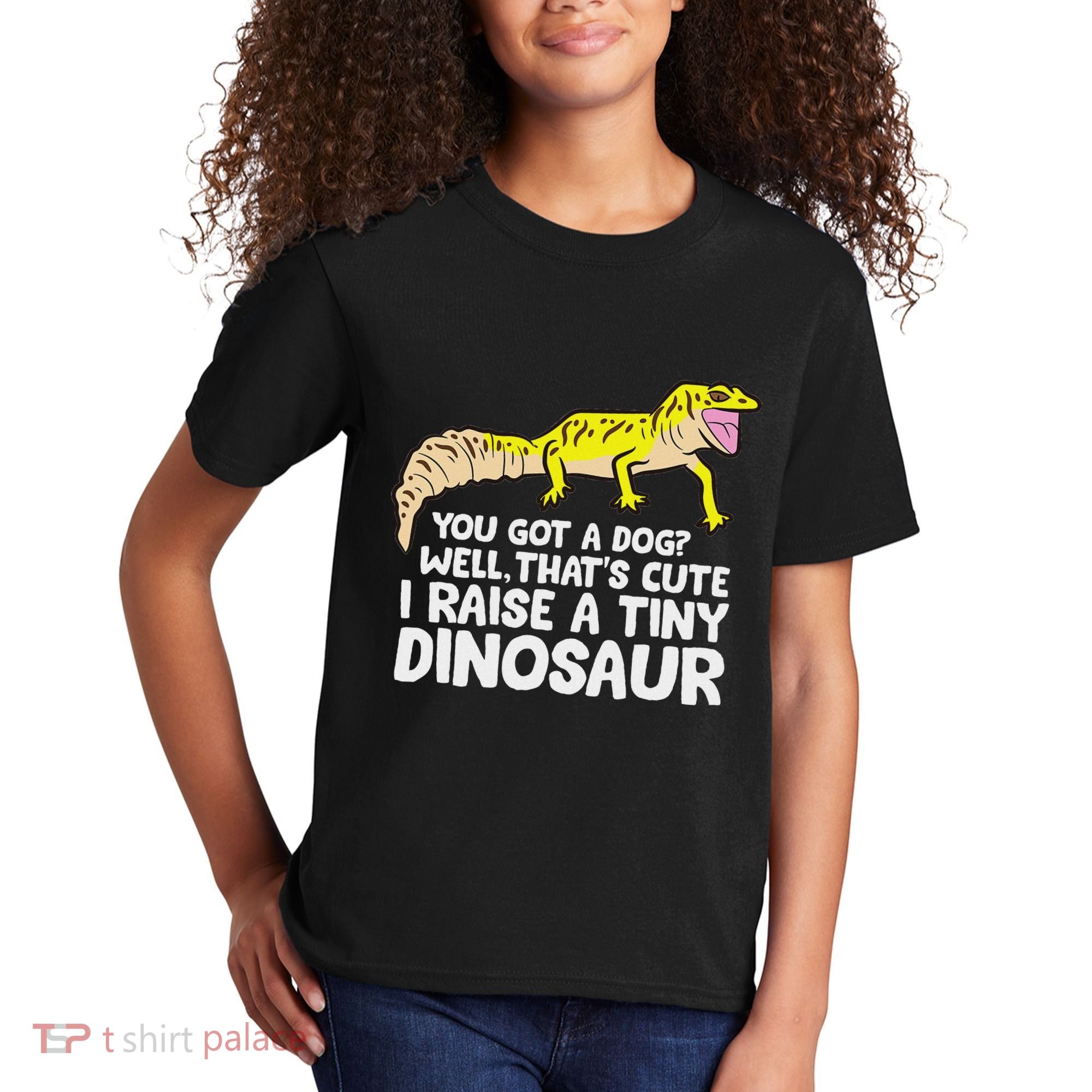 Leopard Gecko Owner I Raise A Tiny Leopard Gecko Kids T-Shirt