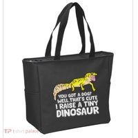 Leopard Gecko Owner I Raise A Tiny Leopard Gecko Tote Bag thumb 2
