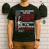 Legal Gun Owners Have Over 200m Guns And 12 Trillion Rds T-Shirt thumb 6