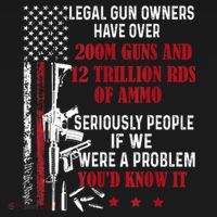 Legal Gun Owners Have Over 200m Guns And 12 Trillion Rds Baby Bodysuit thumb 2