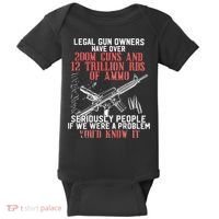 Legal Gun Owners Have Over 200m Guns Baby Bodysuit thumb 0