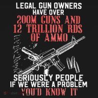 Legal Gun Owners Have Over 200m Guns Baby Bodysuit thumb 2
