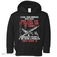 Legal Gun Owners Have Over 200m Guns Toddler Hoodie thumb 0