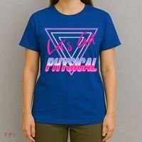 Lets Get Physical Workout Gym Tee 80's Retro Vintage T-Shirt thumb 4