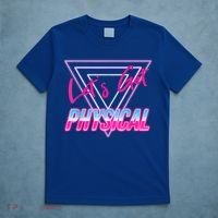 Lets Get Physical Workout Gym Tee 80's Retro Vintage T-Shirt thumb 5