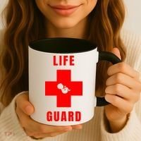 Life Guard Pregnancy Infant Loss Pro Life Stop Abortion Coffee Mug thumb 3