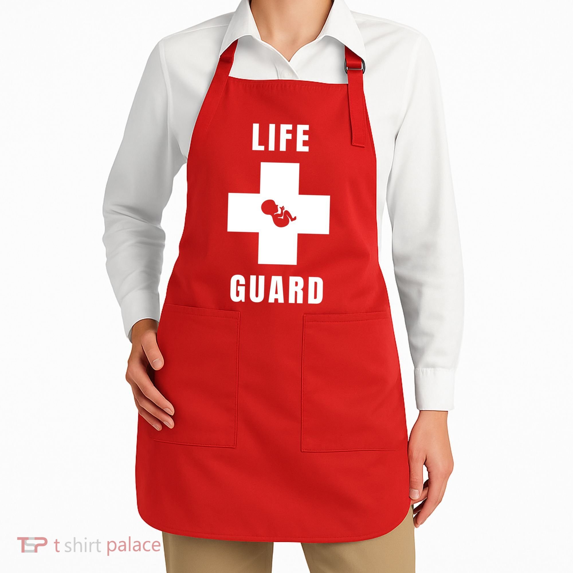 Life Guard Pregnancy Infant Loss Pro Life Stop Abortion Apron