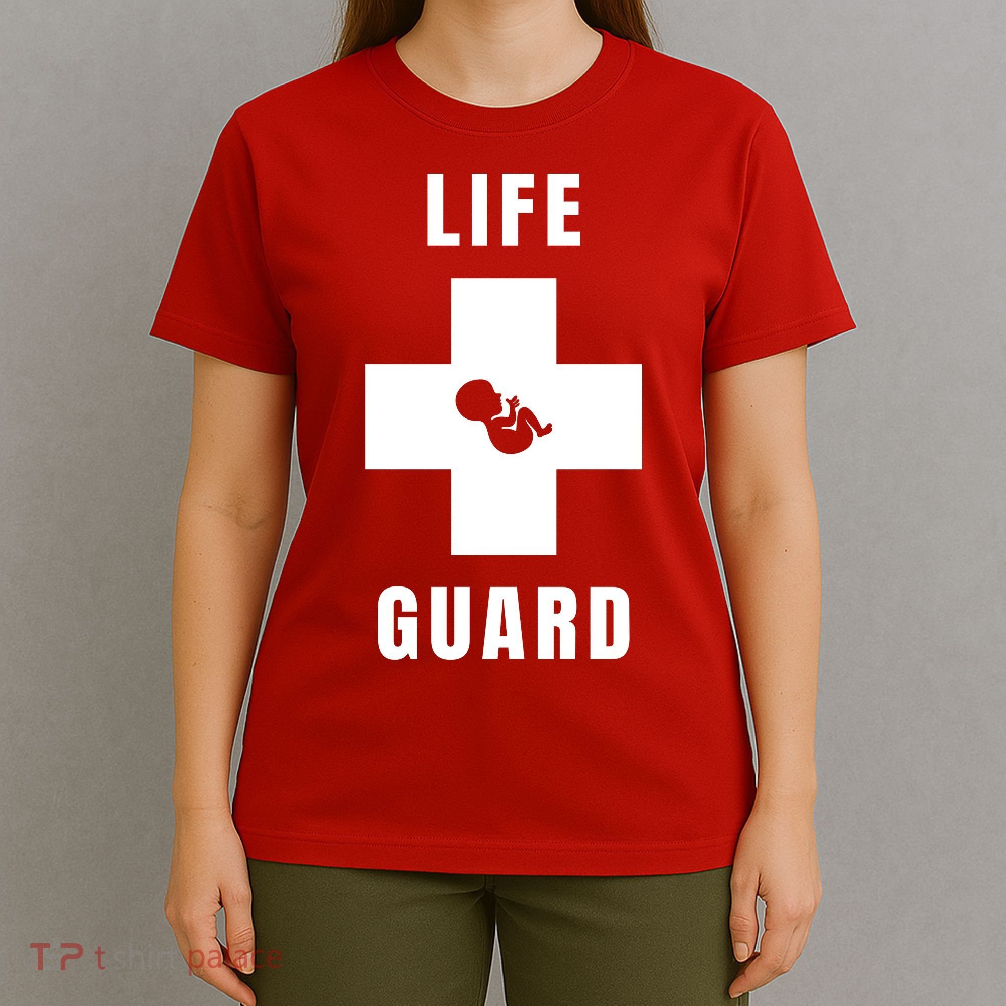 Life Guard Pregnancy Infant Loss Pro Life Stop Abortion T-Shirt