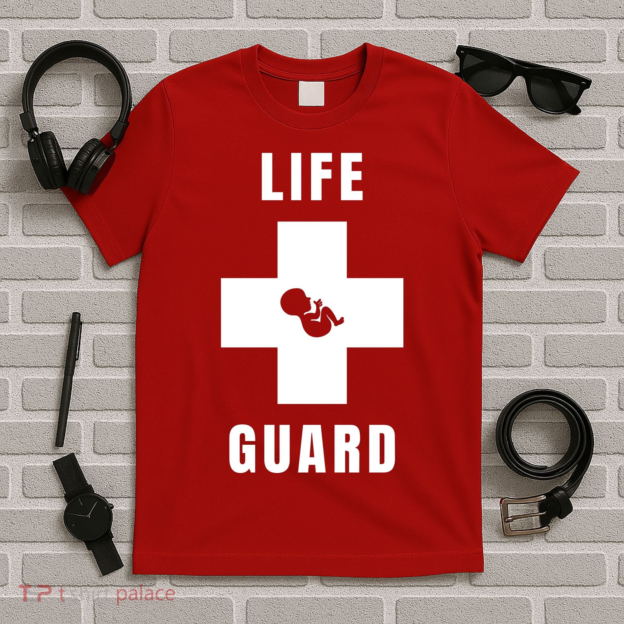 Life Guard Pregnancy Infant Loss Pro Life Stop Abortion T-Shirt