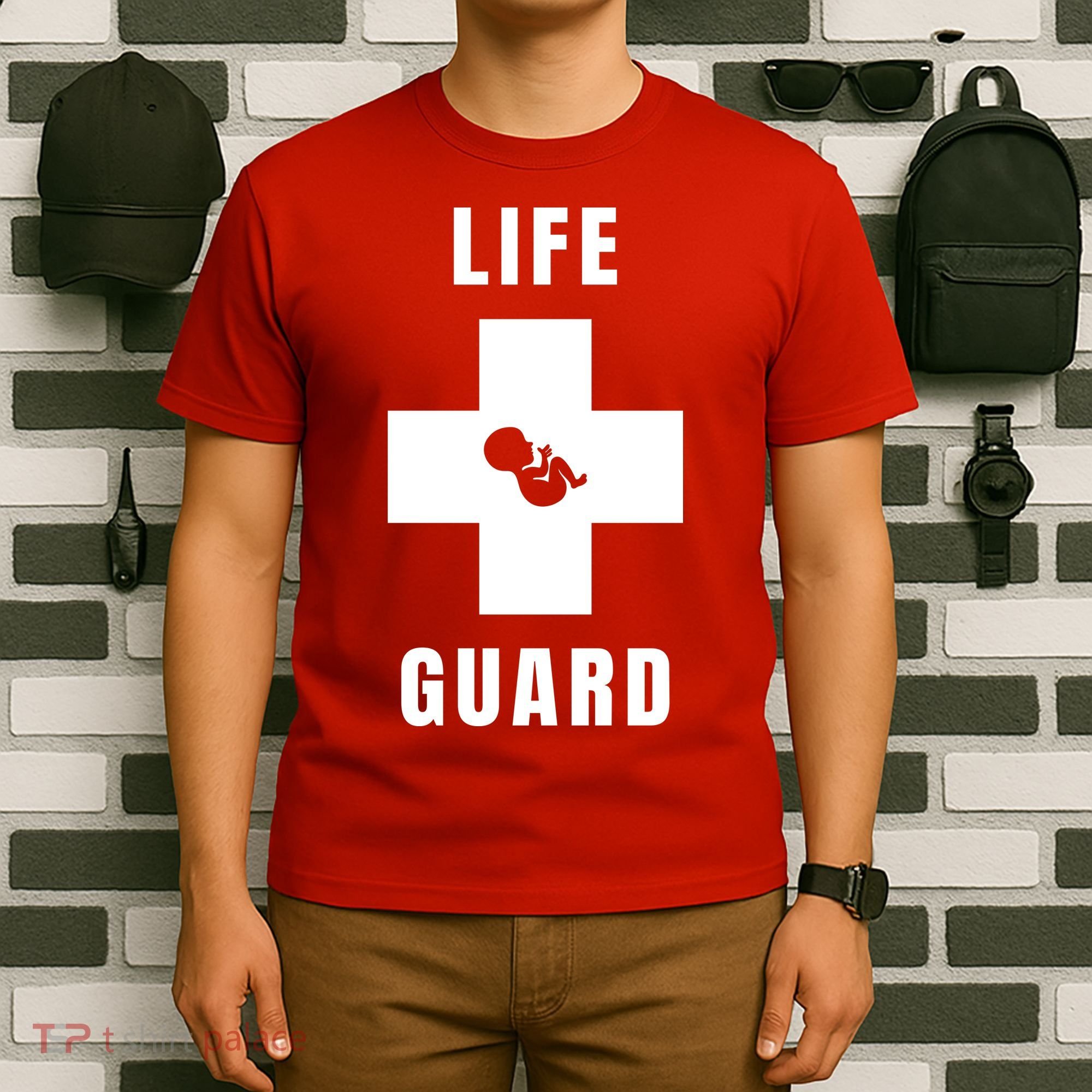 Life Guard Pregnancy Infant Loss Pro Life Stop Abortion T-Shirt