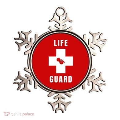 Life Guard Pregnancy Infant Loss Pro Life Stop Abortion Ornament