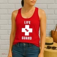 Life Guard Pregnancy Infant Loss Pro Life Stop Abortion Women's Tank Top thumb 2