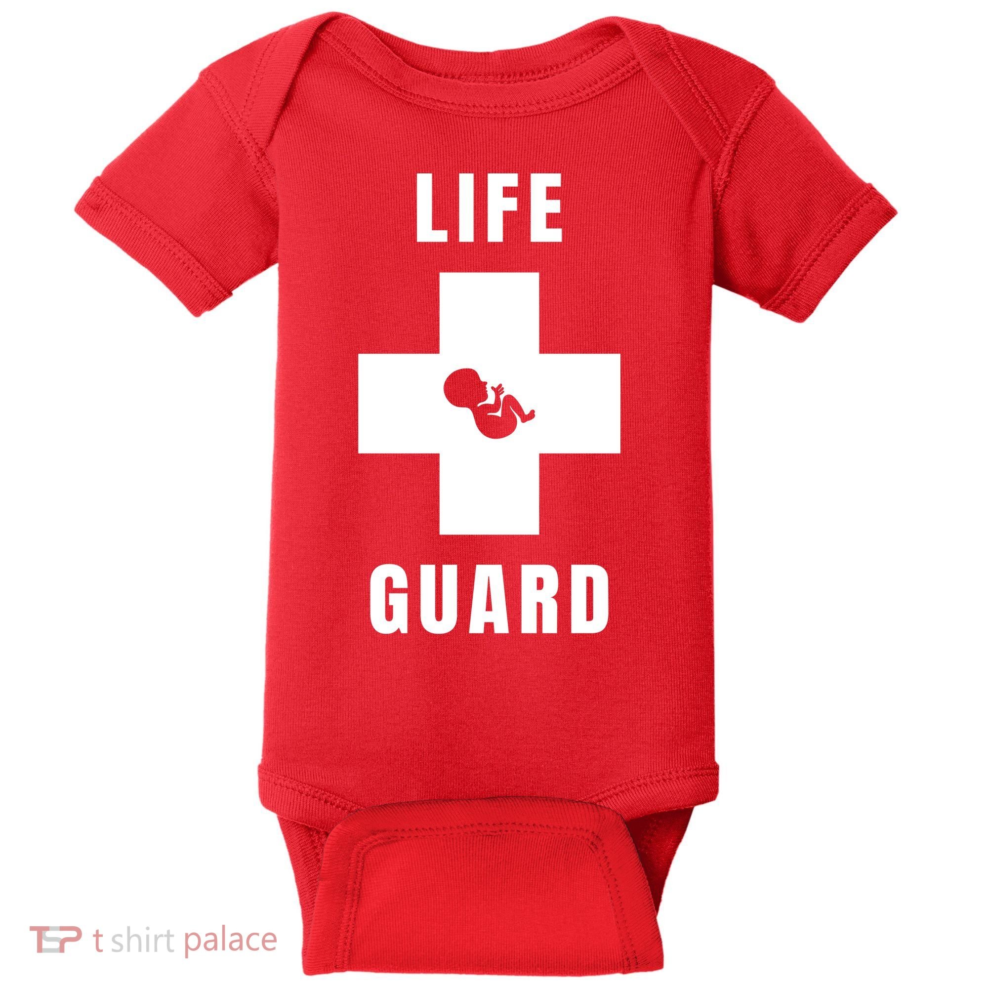 Life Guard Pregnancy Infant Loss Pro Life Stop Abortion Baby Bodysuit
