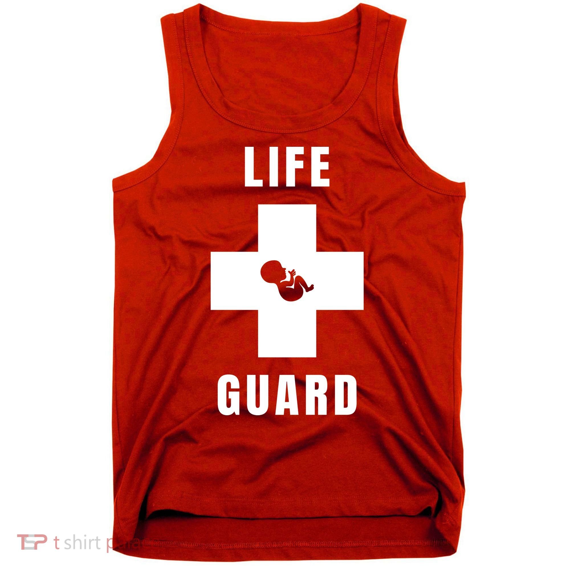 Life Guard Pregnancy Infant Loss Pro Life Stop Abortion Tank Top