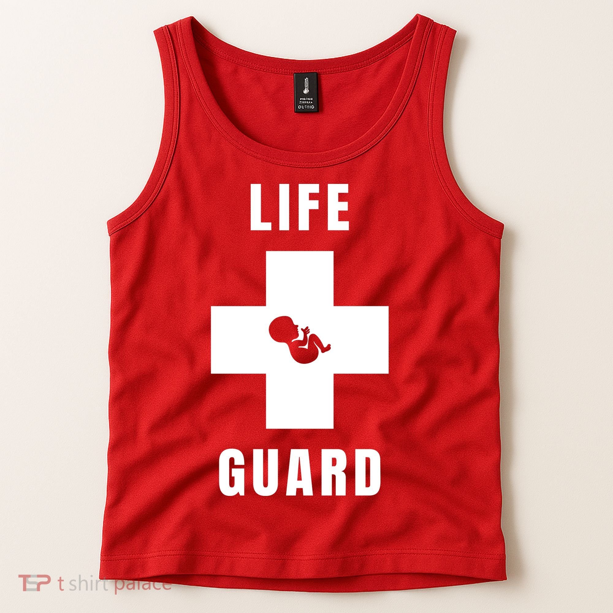 Life Guard Pregnancy Infant Loss Pro Life Stop Abortion Tank Top
