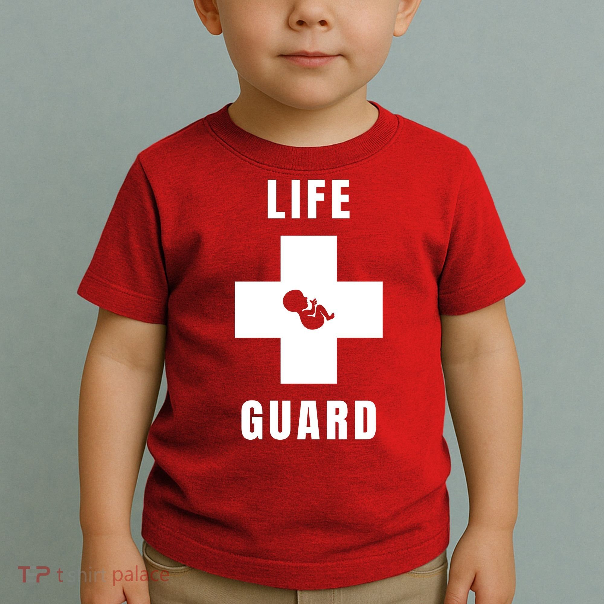 Life Guard Pregnancy Infant Loss Pro Life Stop Abortion Toddler T-Shirt