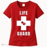 Life Guard Pregnancy Infant Loss Pro Life Stop Abortion Women's T-Shirt thumb 0