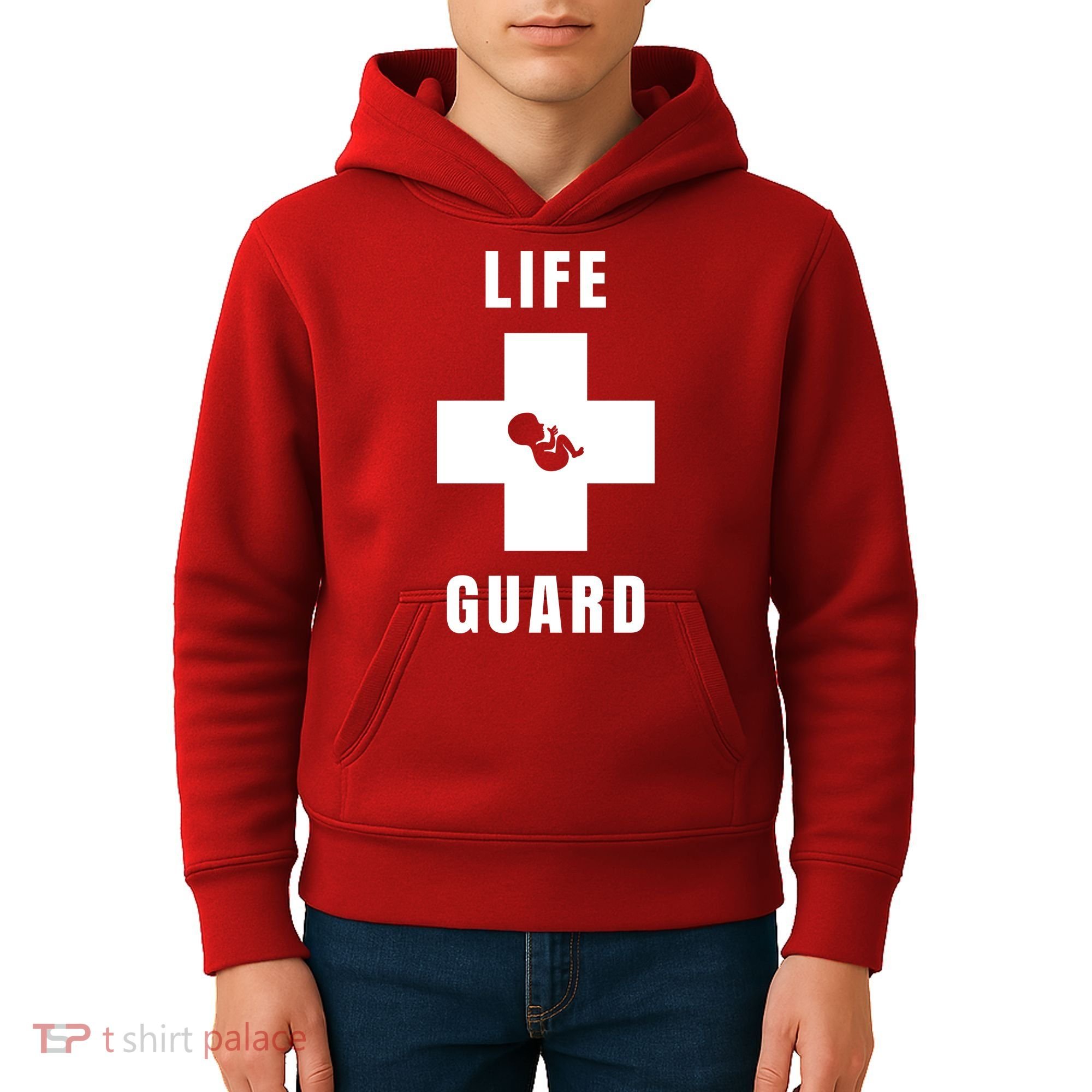 Life Guard Pregnancy Infant Loss Pro Life Stop Abortion Kids Hoodie