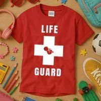Life Guard Pregnancy Infant Loss Pro Life Stop Abortion Kids T-Shirt thumb 3