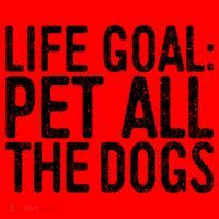 Life Goal Pet All The Dogs Pet Lover Gift Santa Hat thumb 1