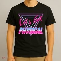 Lets Get Physical Workout Gym Tee 80's Retro Vintage T-Shirt thumb 3